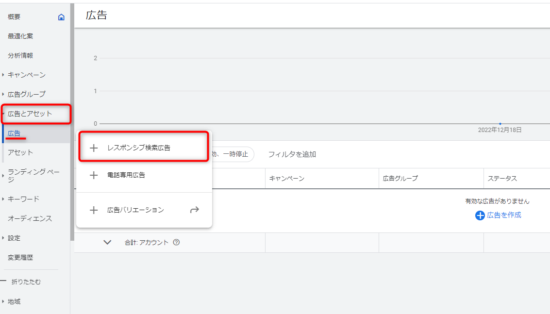 Google広告 広告カスタマイザ 広告管理画面 設定方法 広告文