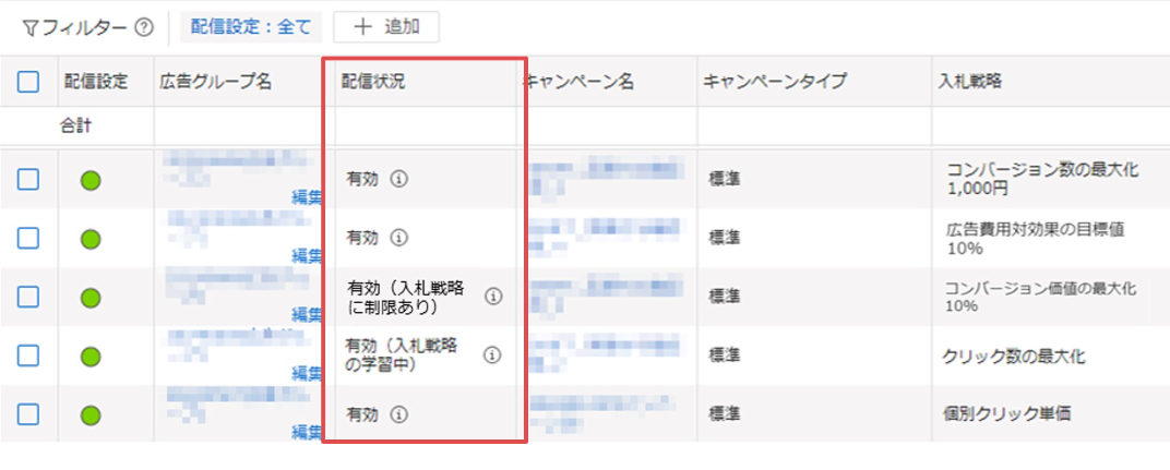 リスティング広告 自動入札 ポイント 機械学習